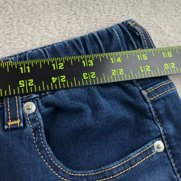 Levis Signature Women Jeans Size 18 Gold Athletic Fit Straight Leg Elastic Waist - Picture 5 of 16